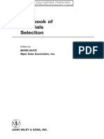 Handbook of Materials Selection