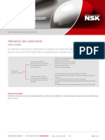 NSK Tolerances-Roulements P TI-0112 FR