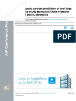 Total Organic Carbon Prediction of Well Logs Data - Case Study Banuwati Shale Member FM., Asri Basin, Indonesia