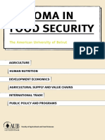 Brochure - Diploma in Food Security at The American University of Beirut