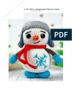 PDF Munecos de Nieve Amigurumi Patron Gratis