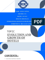 Evolution and Growth of Hotels