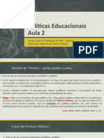 Políticas Educacionais AULA 2