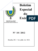 Boletim Do Exército 2012