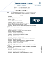 Orden INT-359-2018, de 6 de Abril, Por La Que Se Establecen Las Normas Específicas para La Clasificación y Provisión de Destinos en La Guardia Civil