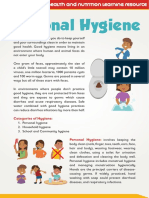 SHN Learning Resource - Personal Hygiene