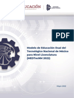 Modelo de Educación Dual TecNM 2022