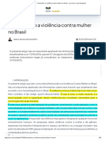 02 - Feminicídio e A Violência Contra Mulher No Brasil