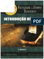 01 - Apostila Introdução Bíblica