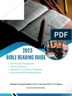 Bible Reading Guide 2023