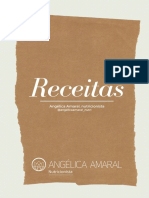 Livro Receitas Angélica Amaral - Nutri