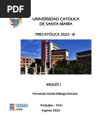 Ingles I 2023-Iii