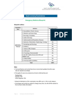 Emergency Medicine Blueprint