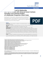 C-Reactive Protein and Its Relationship With Pain in Patients With Advanced Cancer Cachexia - Secondary Cross-Sectional Analysis of A Multicenter Prospective Cohort Study