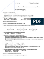 Ficha de Trabalho 8 - Hidrocarbonetos