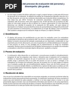 Las 7 Etapas Del Proceso de Evaluación