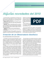 Novedades 2010 Geofísica Uruguay