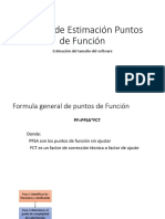 Ejercicio de Técnica de Estimación Puntos de Función