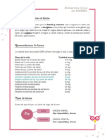 Alimentos Ricos en Hierro
