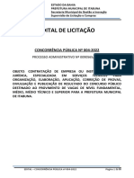 Edital de Licitação: Concorrência Pública #004-2022