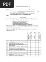 Inventario de Cociente Emocional ICE de Bar-On