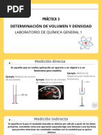 Determinación de Volumen y Densidad