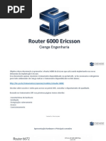 Router 6000 Ericsson: Cienge Engenharia