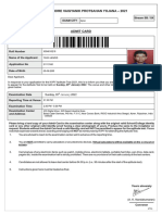 KVPY Admit Card