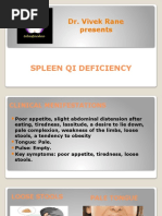 Spleen Qi Defficiency Sample