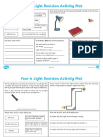 T SC 2550162 ks2 Year 6 Light Revision Activity Mat - Ver - 7