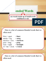 Blended Words