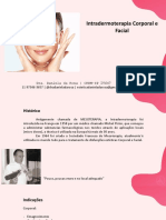 Aula Intradermoterapia Facial e Corporal