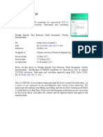 Modification of PESPU Membrane by Supercritical CO2 To