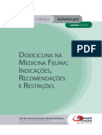 Boletim Pet 032016 Doxiciclina Medicina Felina Indicacoes Recomendacoes Restricoes