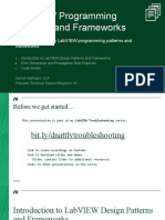 Understanding LabVIEW Programming Patterns and Frameworks