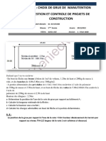 Exercice Etude D Un Poste de Levage