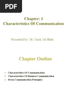 Ch. 3 Characteristics of Communication