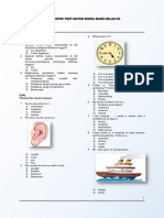 Diagnostic Test Untuk Siswa Baru Kelas Vii