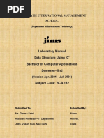 Data Structure Lab Manual-BCA152