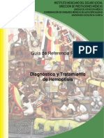 Guía de Referencia Rápida. Diagnóstico y Tratamiento de Hemoptisis