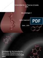 Estrategias de Biorremediación. Bioestimulación y MNA