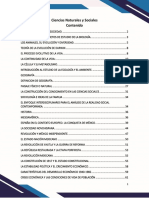 Contenido Ciencias Sociales y Naturales