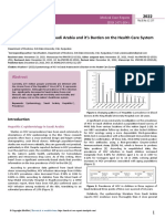 Epidemiology of HCV in Saudi Arabia and Its Burden On The Health Care System