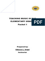 Topic1teaching Music in The Elementary Grades