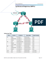 5.2.3.4 Lab - Troubleshooting Advanced Single-Area OSPFv2