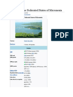 Economy of The Federated States of Micronesia