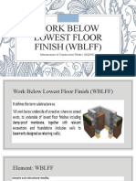 BQS401 Lecture-Work Below Lowest Floor Finish (WBLFF)