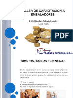 Taller de Capacitación A Embaladores