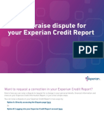 Experian Credit Report - Dispute Guide - 2022