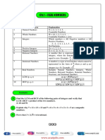 Math Formula Sheet